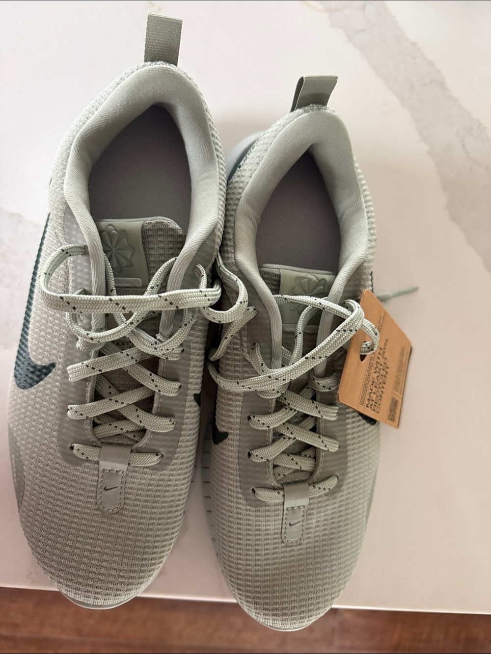 Nike Sage Green Lightweight Knit Trainers